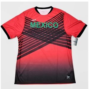 Mitre Mexico Soccer Jersey Shirt NWT Mens  Large